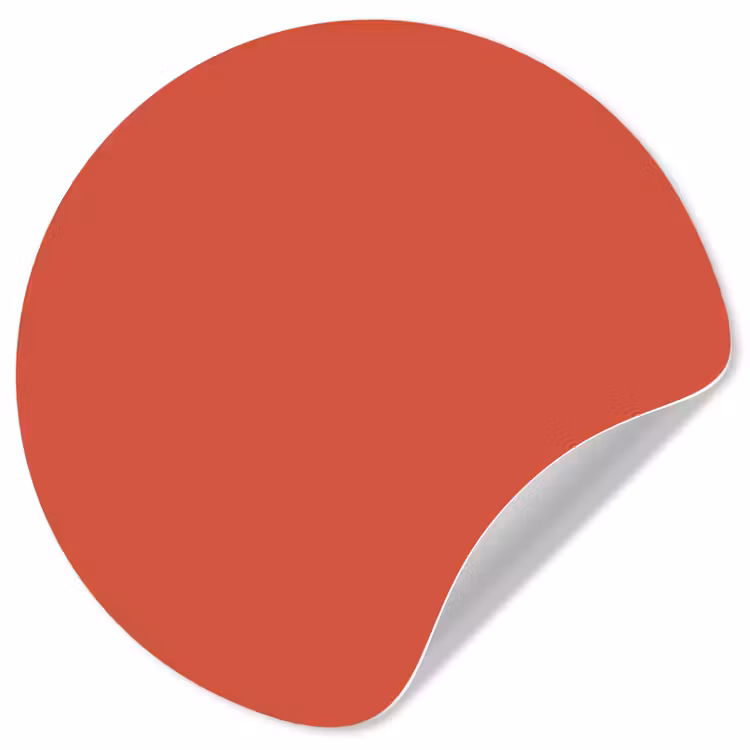 Behangcirkel - Brick - Red - Rood — 1