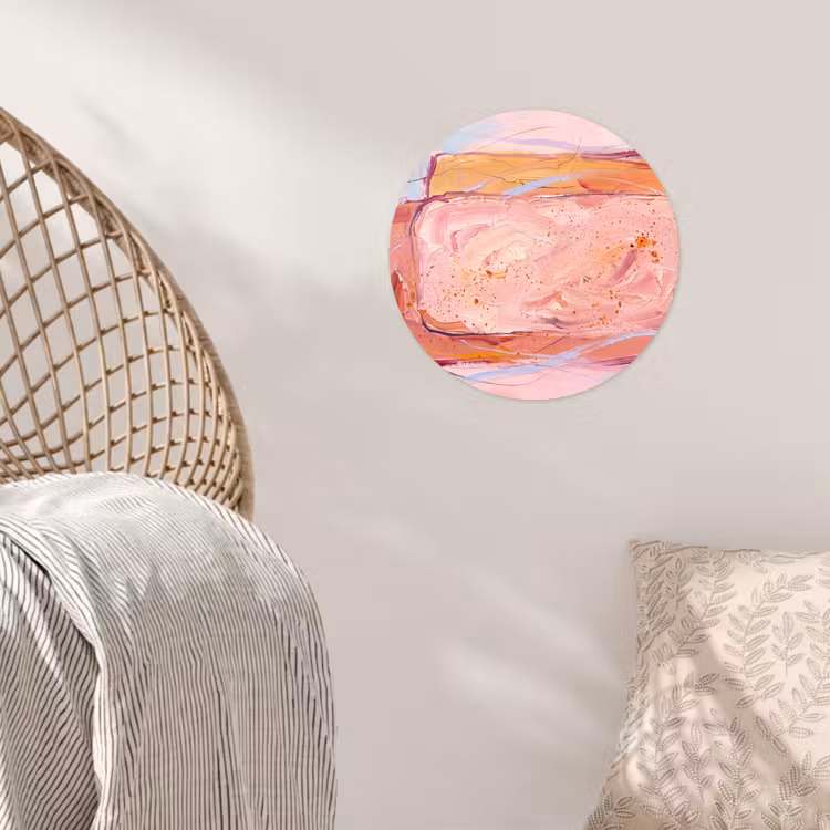Behangcirkel - Abstract - Vormen - Modern - Roze — 5