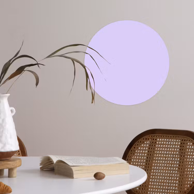 Behangcirkel - Light - Orchid - Paars — 4