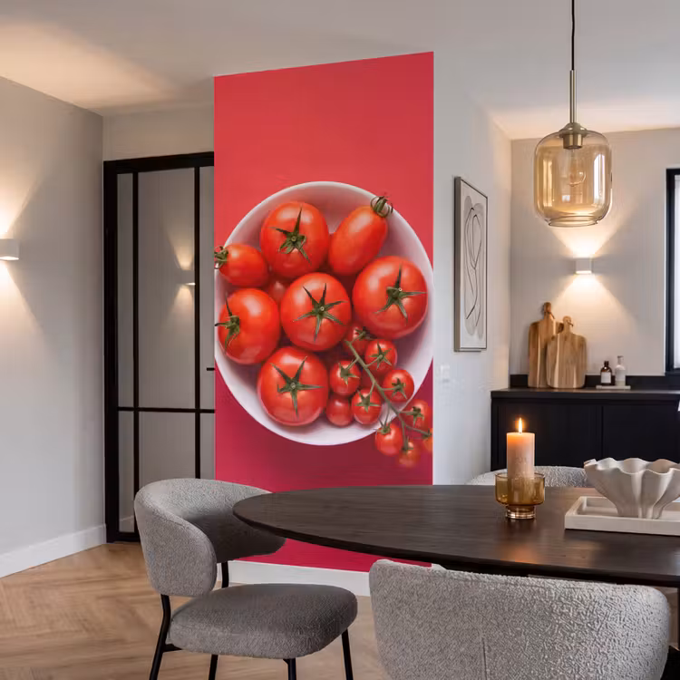 Behang - Eten - Kom - Rood — 5