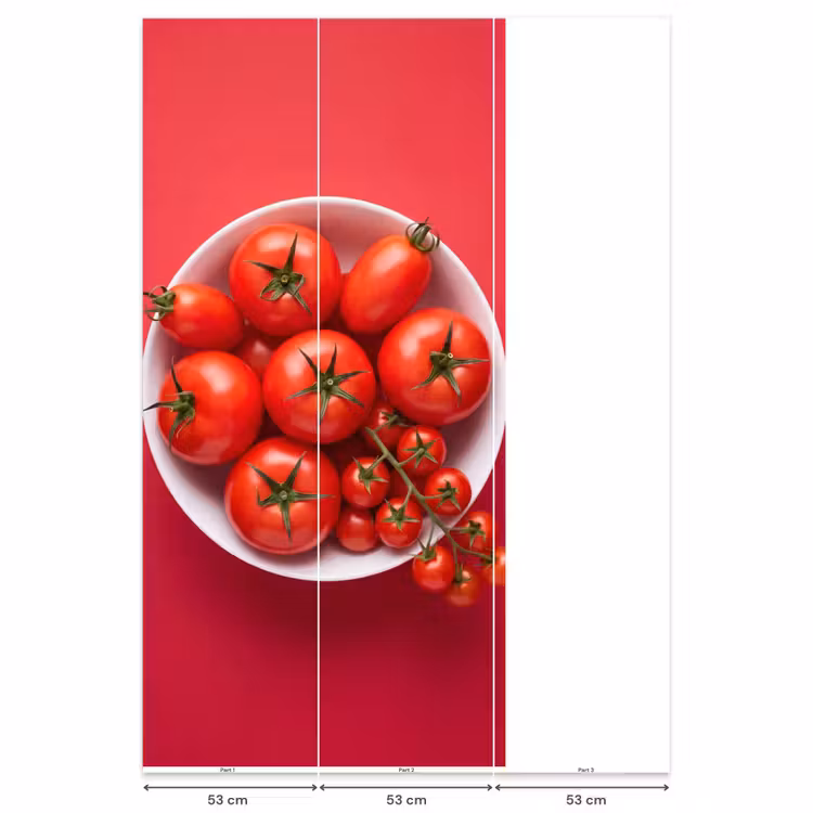 Behang - Eten - Kom - Rood — 6