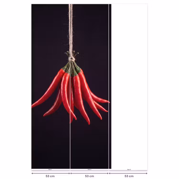 Behang - Rode peper - Eten — 6