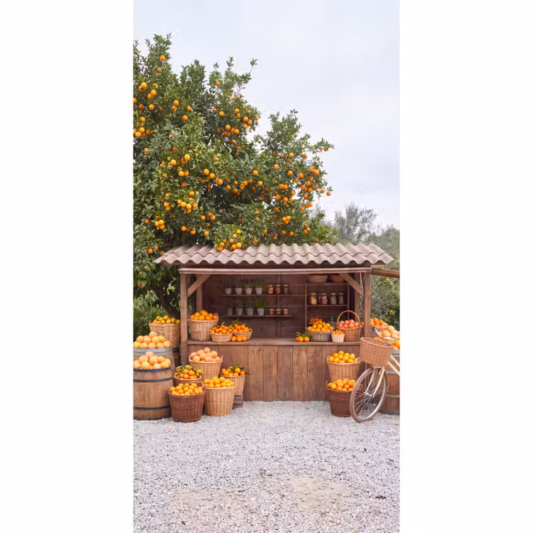 Behang - Fruit - Markt - Landelijk — 2