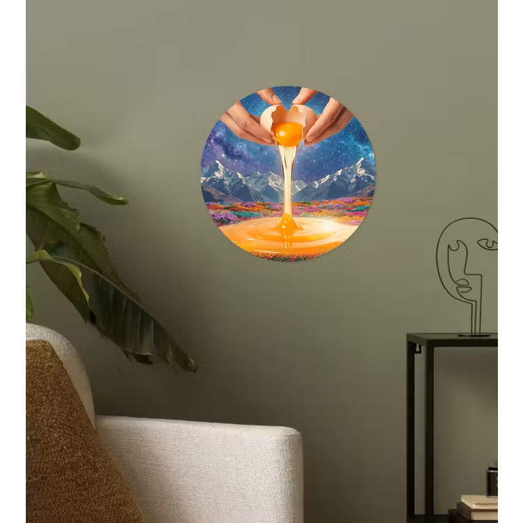 Behangcirkel - Handen - Ei - Surrealisme — 3