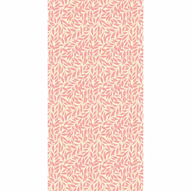 Behang - Roze - Bladeren - Dynamisch - Patroon — 2