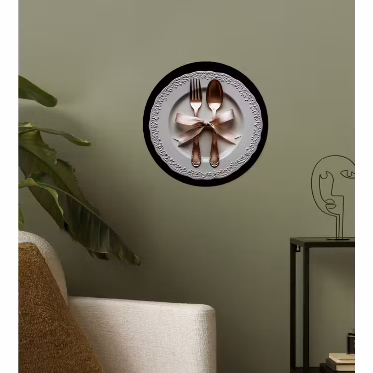 Behangcirkel - Rose - Strik - Bestek — 3