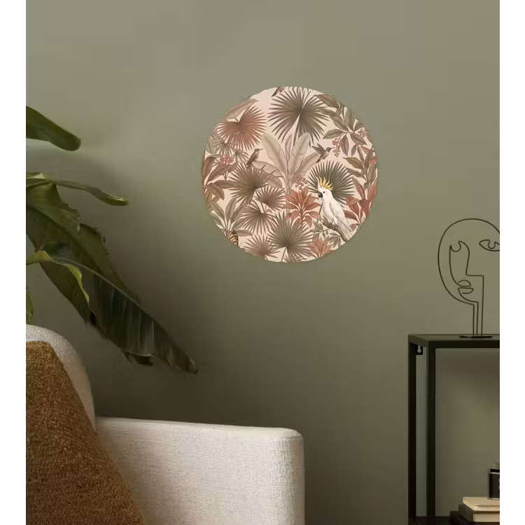 Behangcirkel - Tropisch - Vogels - Beige — 3