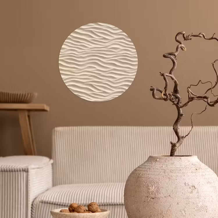 Behangcirkel - Zand - Golven - Beige — 2