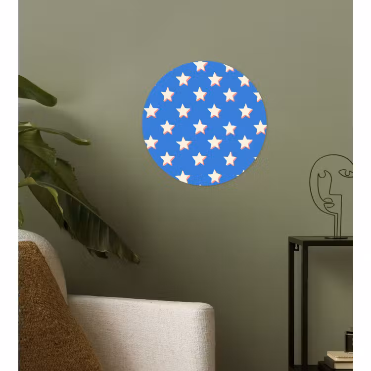 Behangcirkel - Sterren - Patroon - Blauw — 3