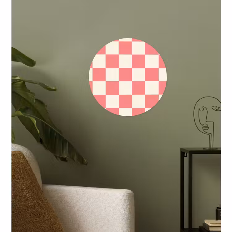 Behangcirkel - Traditioneel - Patroon - Roze — 3