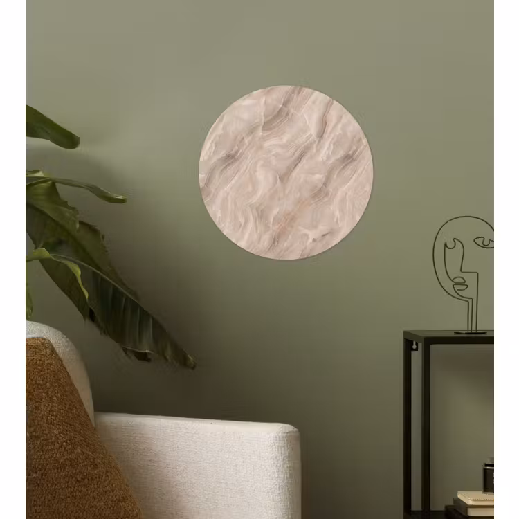 Behangcirkel - Steen - Golvend - Abstract - Beige — 3