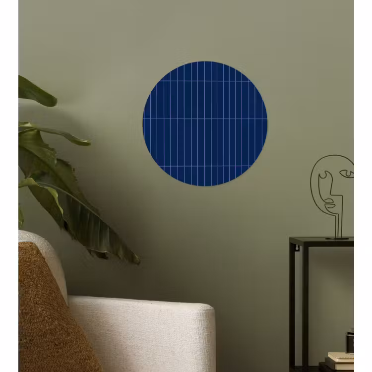 Behangcirkel - Tegels - Langwerpig - Blauw — 3
