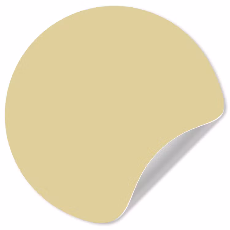 Behangcirkel - Mellow - Touch - Geel — 1