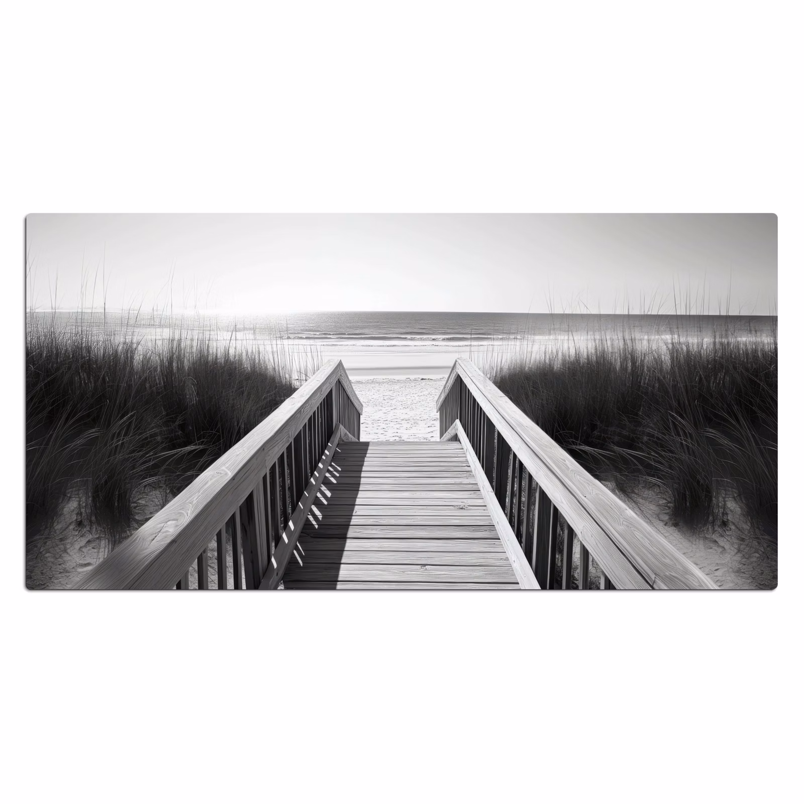 Bureau onderlegger - Loopbrug - Hout - Strand - Zee — 1