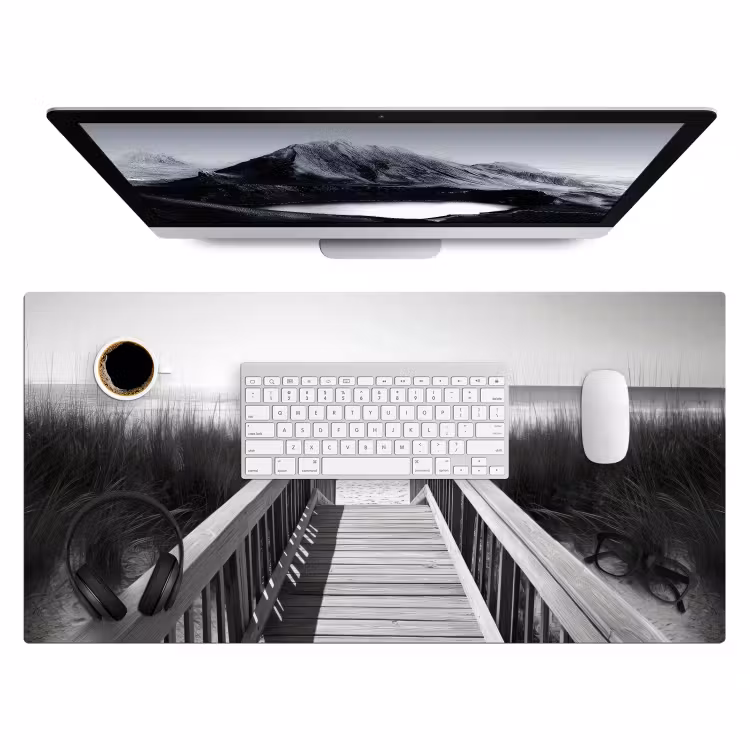 Bureau onderlegger - Loopbrug - Hout - Strand - Zee — 3