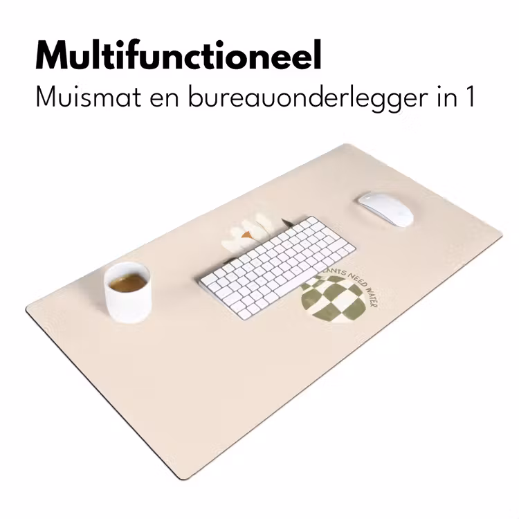 Bureau onderlegger - Bloem - Wit - Vaas - Quote — 6