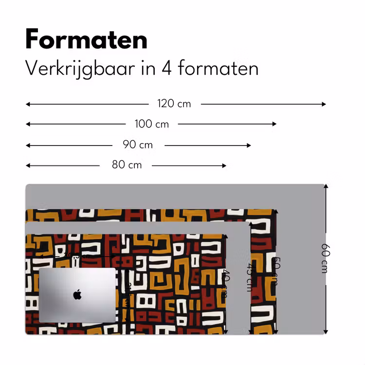 Bureau onderlegger - Abstract - Patroon - Rood — 7
