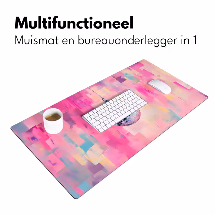 Bureau onderlegger - Discobal - Pink - Verf — 6