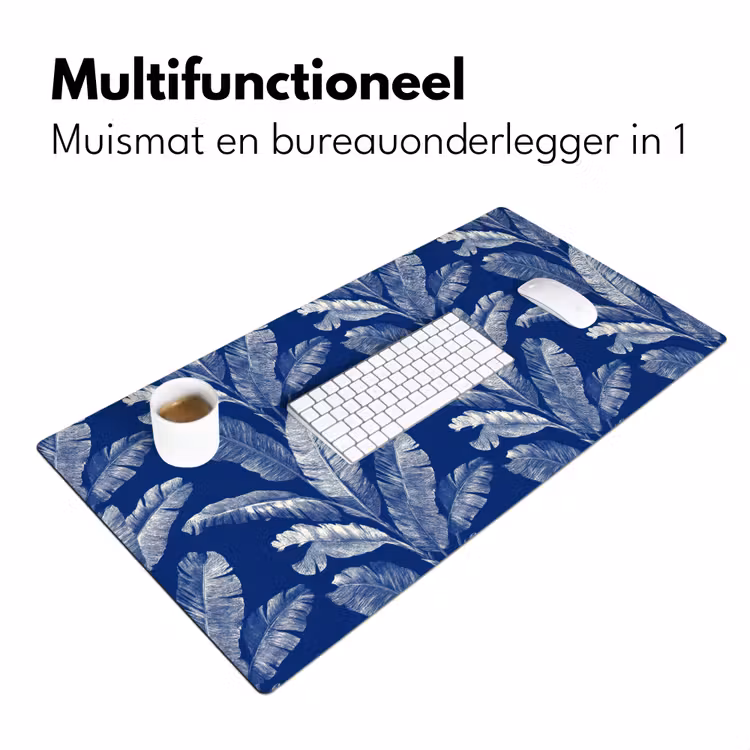 Bureau onderlegger - Blad - Palm - Blauw — 7
