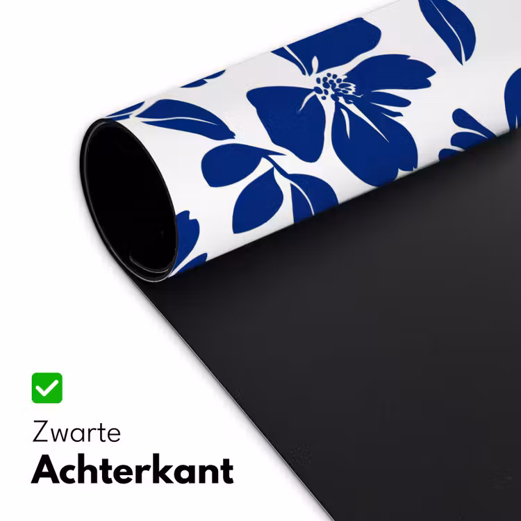 Bureau onderlegger - Floraal - Modern - Blauw — 5