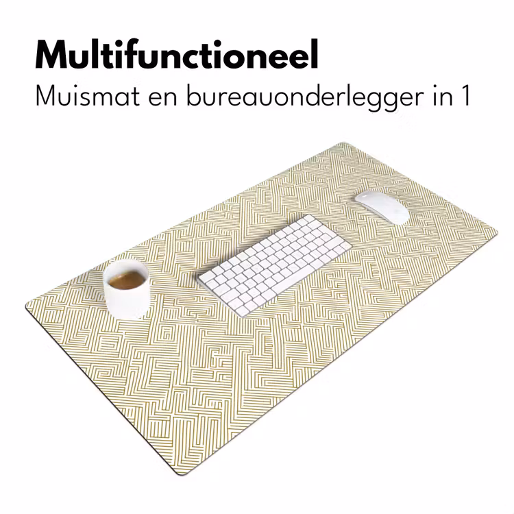 Bureau onderlegger - Geometrisch - Lijnen - Groen — 7