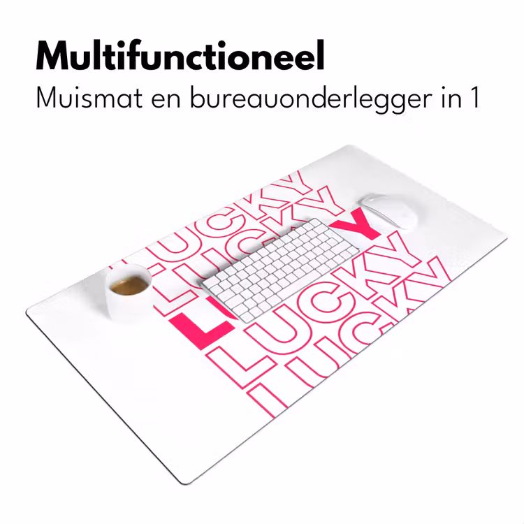 Bureau onderlegger - Lucky - Roze - Patroon — 7