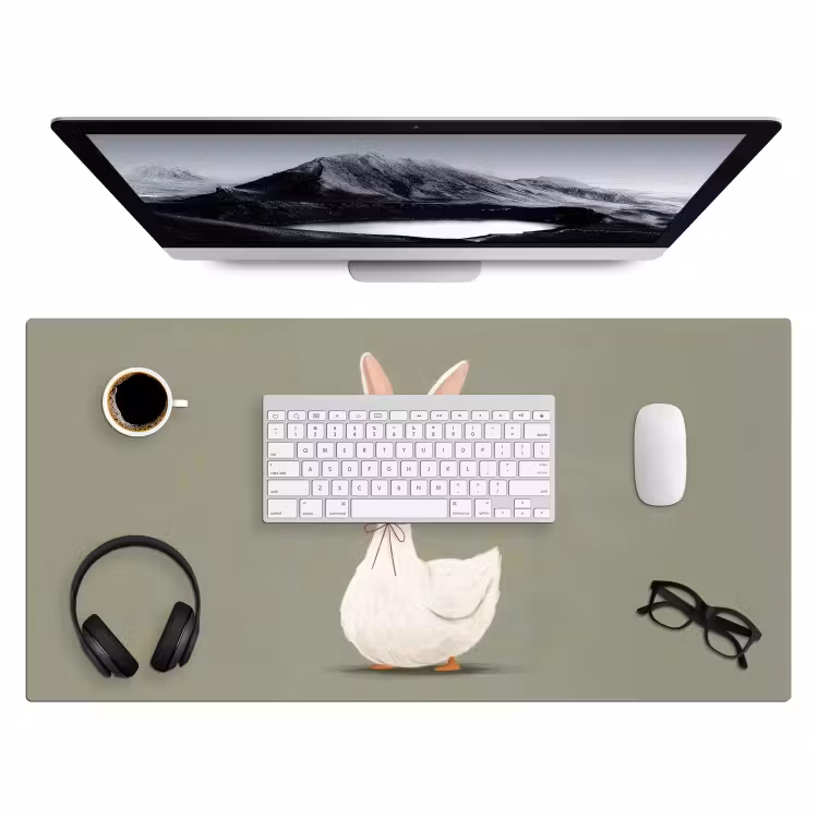 Bureau onderlegger - Eend - Konijnoren - Grijs — 3