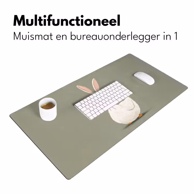 Bureau onderlegger - Eend - Konijnoren - Grijs — 6