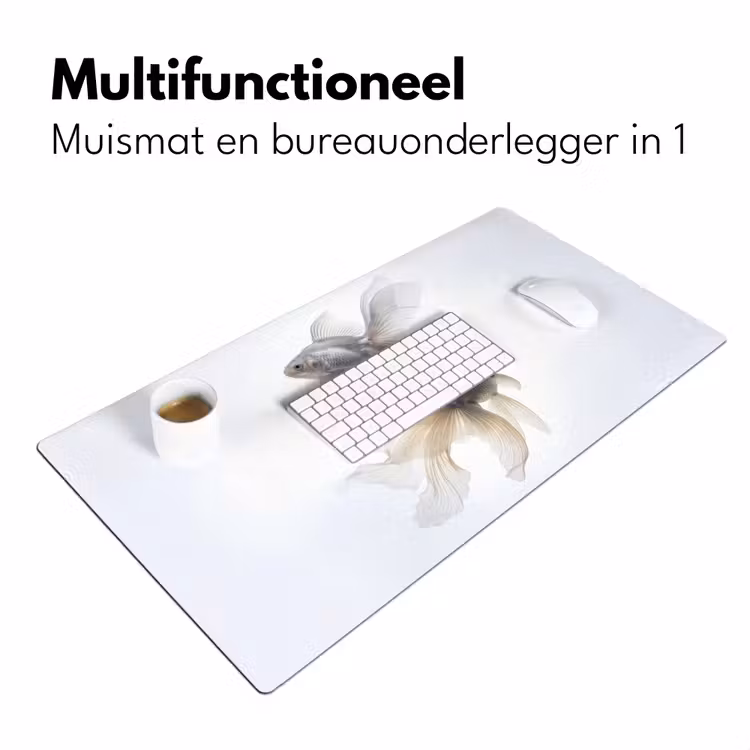 Bureau onderlegger - Goudvissen - Modern - Wit — 7