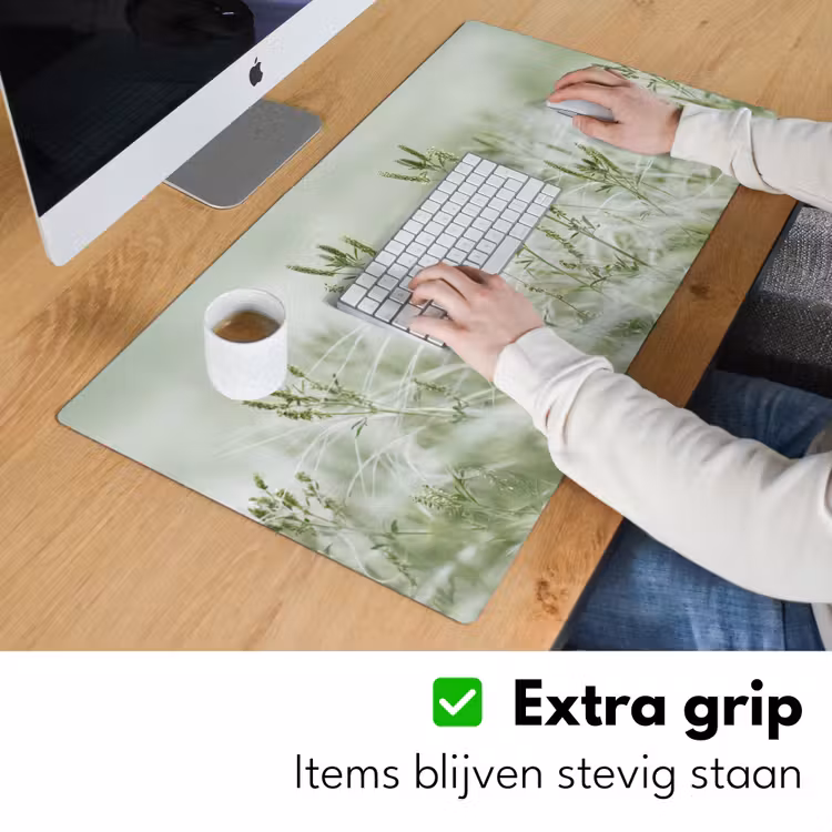 Bureau onderlegger - Grassen - Minimalistisch - Groen — 6