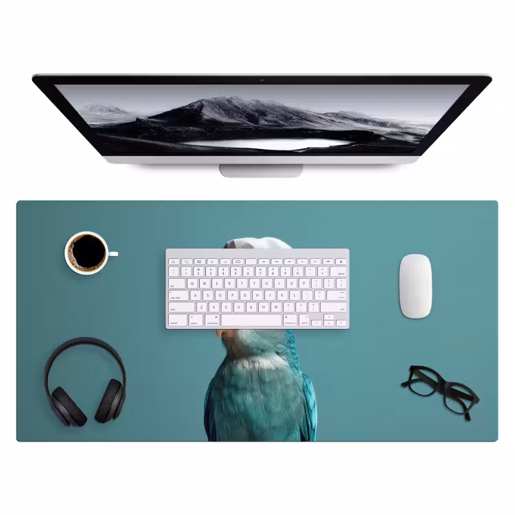 Bureau onderlegger - Parkiet - Vogel - Koksmuts - Cute — 3