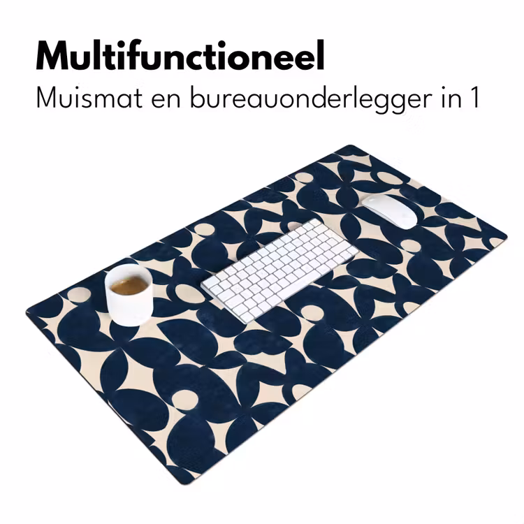 Bureau onderlegger - Modern - Geometrisch - Blauw — 7