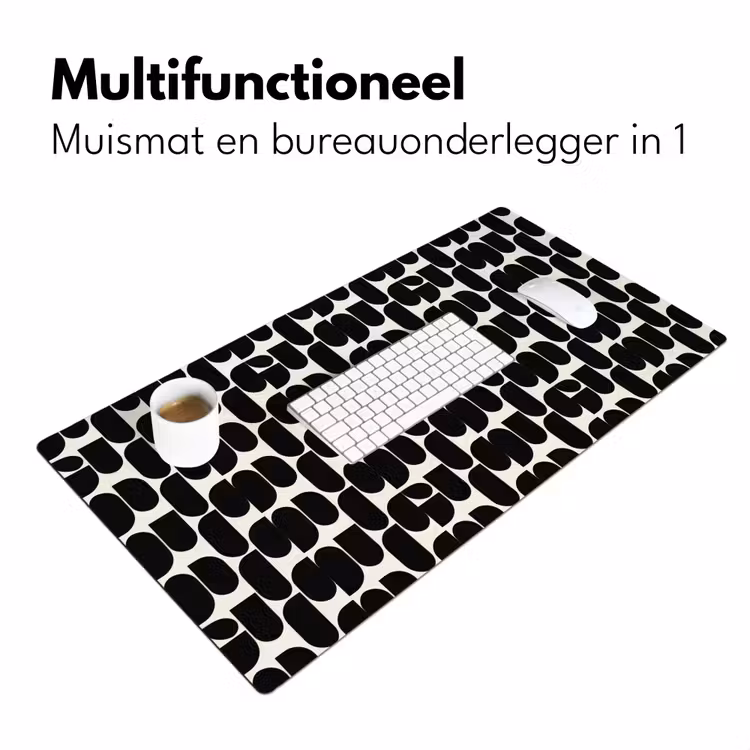 Bureau onderlegger - Modern - Patroon - Zwart — 7