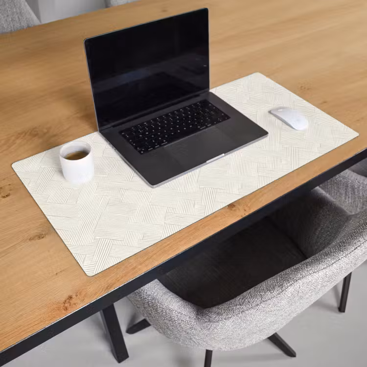 Bureau onderlegger - Textuur - Abstract - Beige — 3