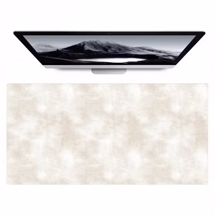 Bureau onderlegger - Subtiel - Structuur - Beige — 1