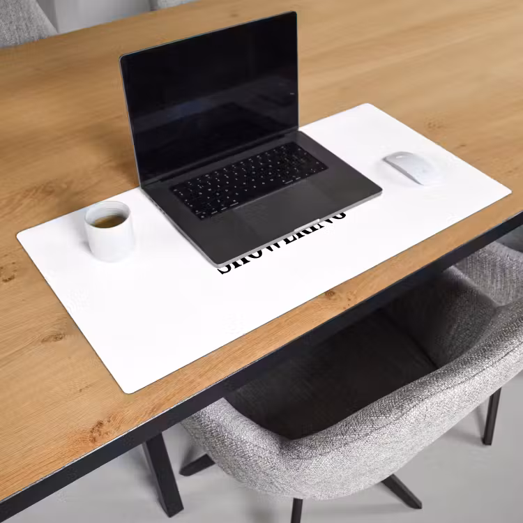 Bureau onderlegger - Tekst - Modern - Zwart - Wit — 3