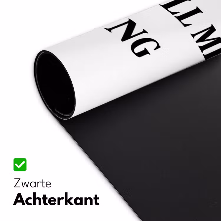 Bureau onderlegger - Tekst - Modern - Zwart - Wit — 5