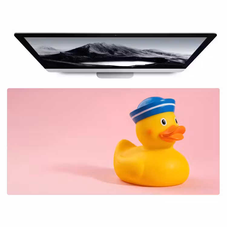 Bureau onderlegger - Matroos - Eend - Roze — 1