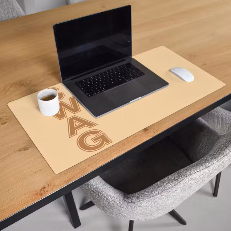 Bureau onderlegger - Swag - Bruin - Beige — 3