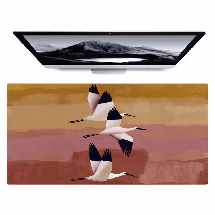 Bureau onderlegger - Vogels - Snavel - Abstract — 1
