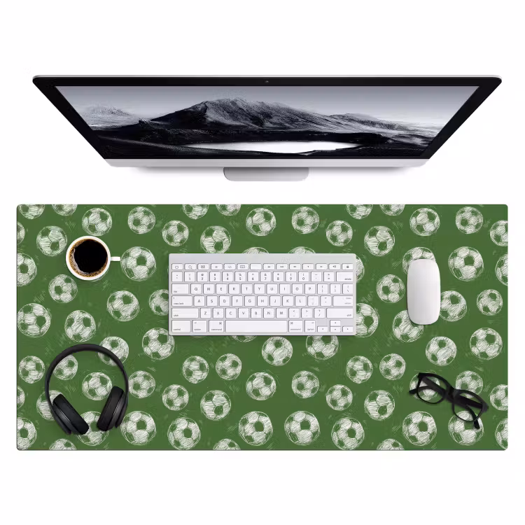 Bureau onderlegger - Voetbal - Sport - Groen — 4