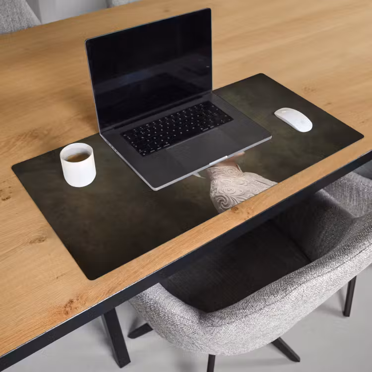 Bureau onderlegger - Vleugels - Vrouw - Wit — 3