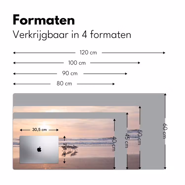 Bureau onderlegger - Zee - Vogels - Strand — 8