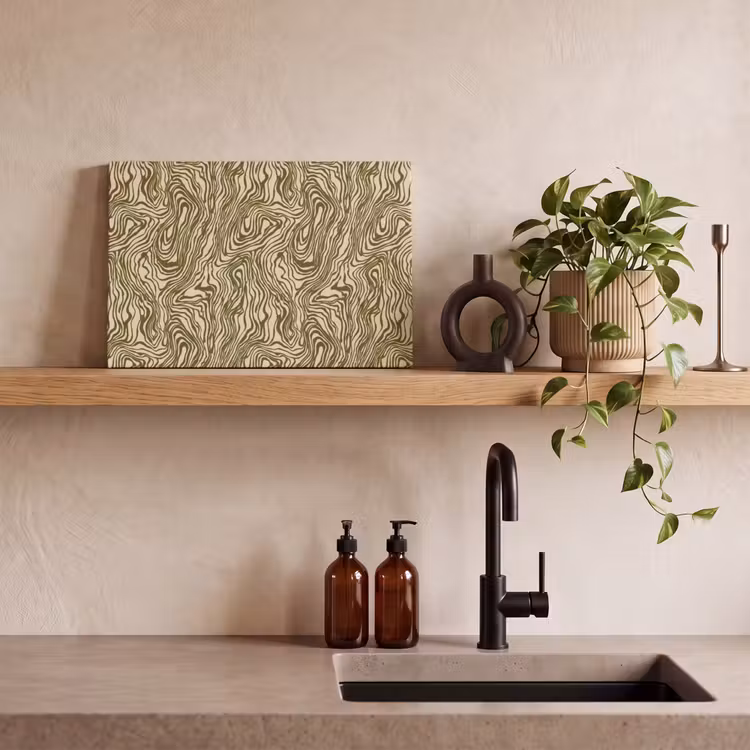 Canvas schilderij - Abstract - Marmer - Groen — 2