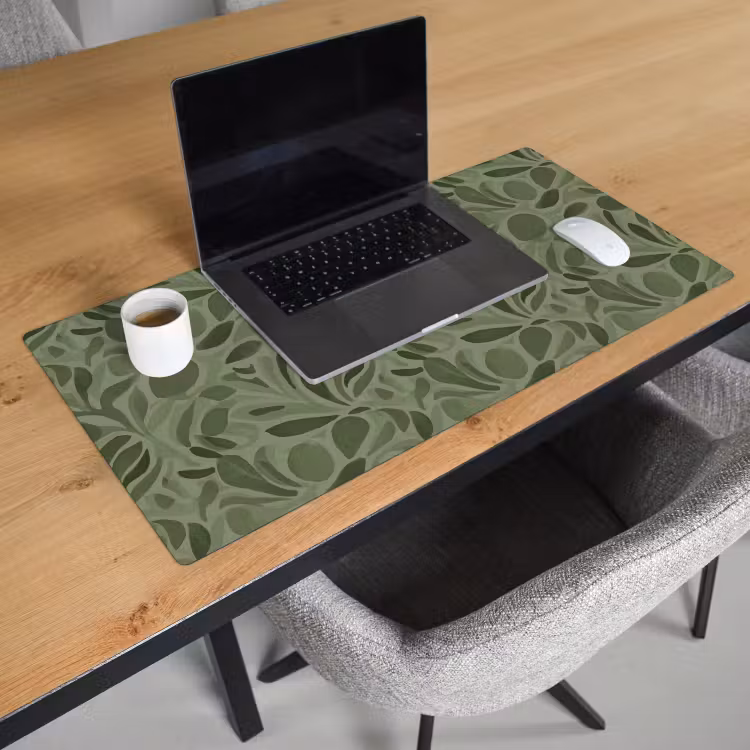 Bureau onderlegger - Sereen - Bladeren - Groen — 3