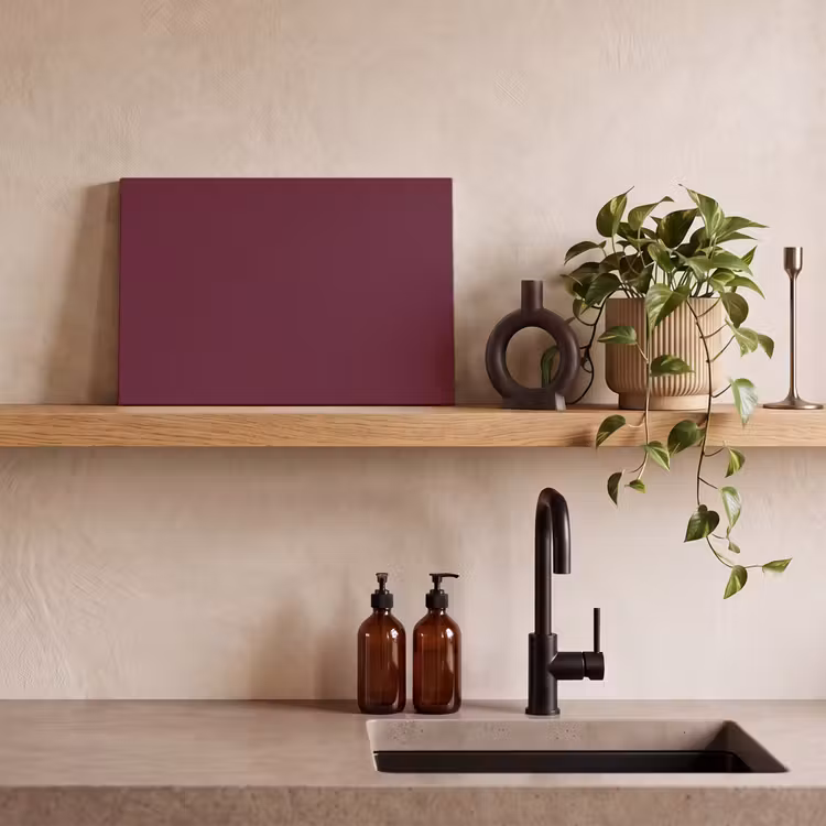 Canvas schilderij - Deep - Plum - Paars — 2