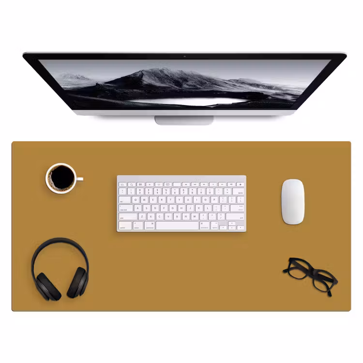 Bureau onderlegger - Rhythmic - Ochre - Geel — 4