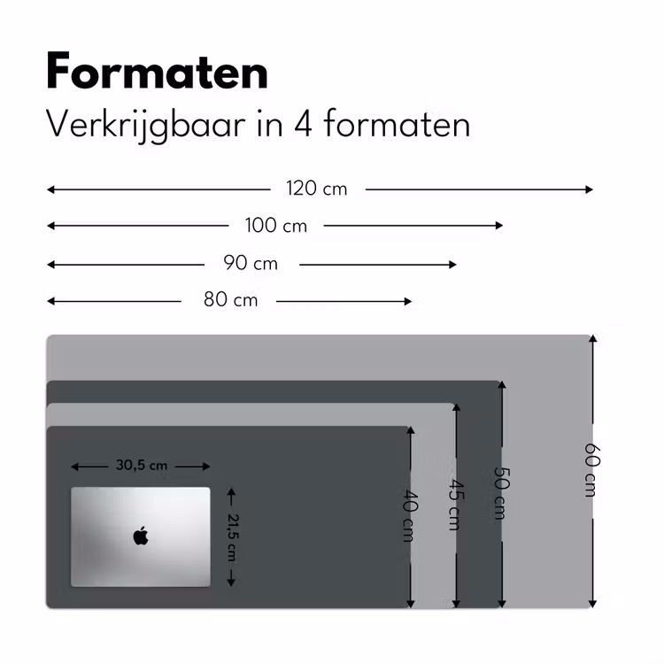 Bureau onderlegger - Slate - Millstone - Grijs — 8