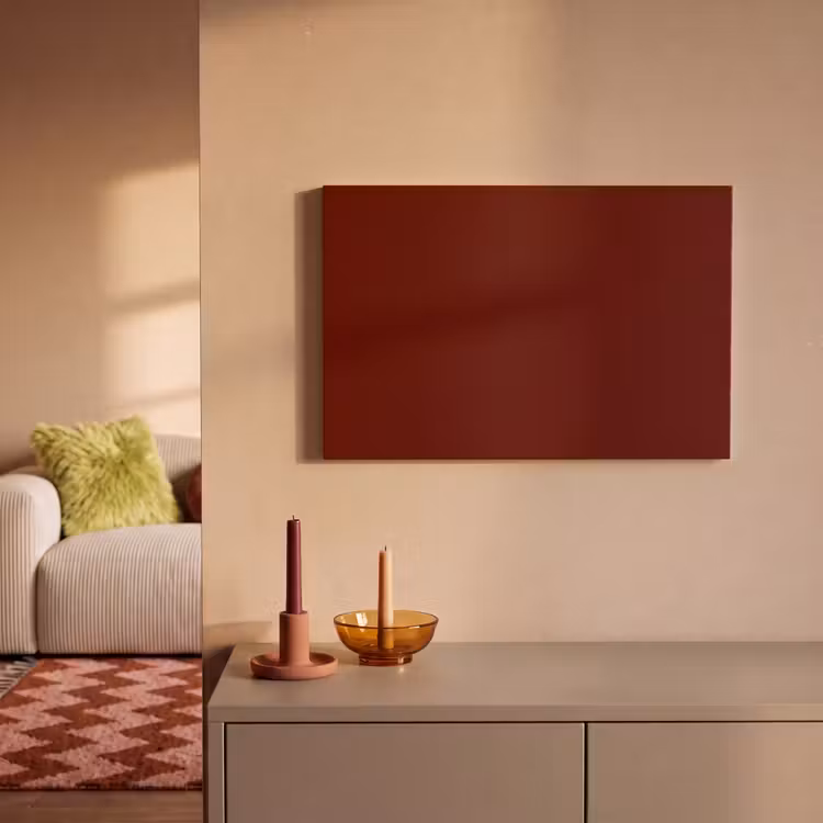 Canvas schilderij - Burnt - Mahogany - Rood — 1