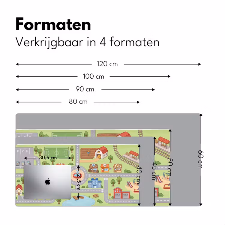 Bureau onderlegger - Plattegrond - Dorp - Kind — 8